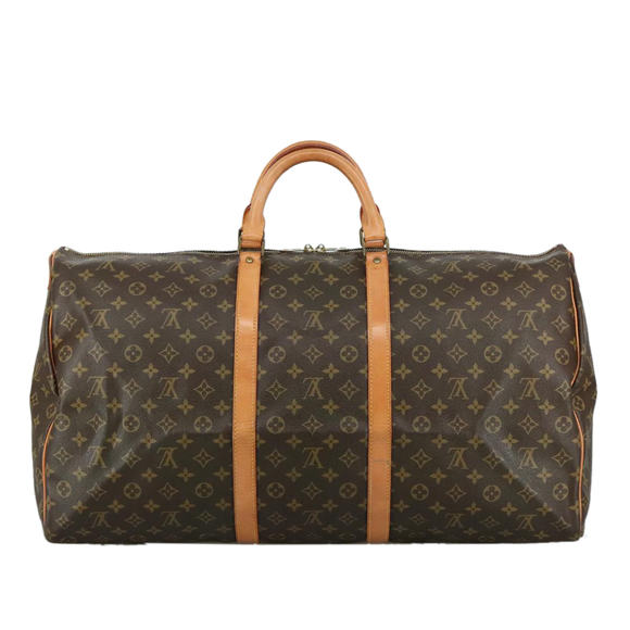 LOUIS VUITTON Monogram Keepall 60 Boston Bag M41422 LV Auth 102746 - Picture 3 of 16